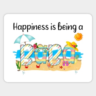 Happiness Is Being A Baba Summer Beach Happy Mother's Day Magnet